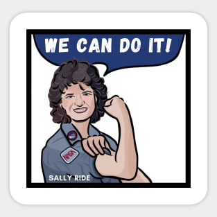 Barrier Breaker - Sally Ride: We Can Do It! Sticker